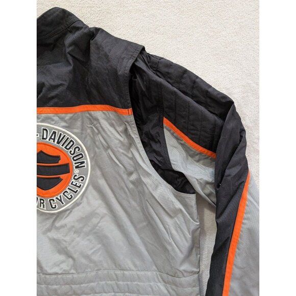 Harley Davidson Bomber Nylon Jacket Size XXL Harley Owners Group Patch RARE - Picture 13 of 16
